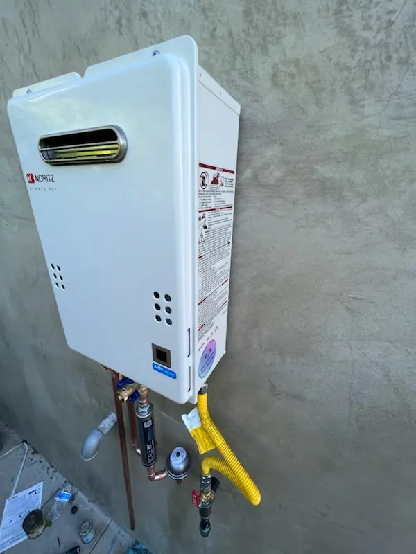 Tankless water heater installation for Woodland homes